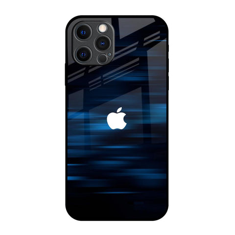 Blue Rough Abstract Glossy Case for iPhone 12 Pro Max