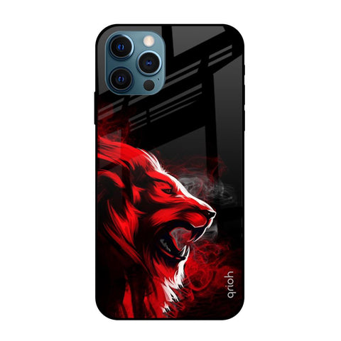 Red Angry Lion Glossy Case for Apple iPhone 12 Pro Max