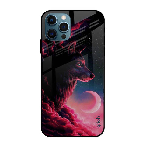 Moon Wolf Glossy Case for Apple iPhone 12 Pro Max