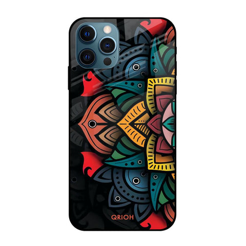 Retro Gorgeous Flower Glossy Case for Apple iPhone 12 Pro Max