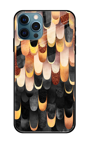 Bronze Abstract Glossy Case for iPhone 12 Pro Max