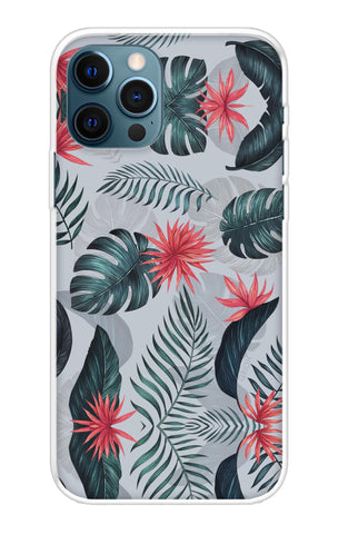 Retro Floral Leaf Soft Cover for iPhone 12 Pro Max
