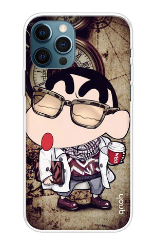 Nerdy Shinchan Soft Cover for iPhone 12 Pro Max