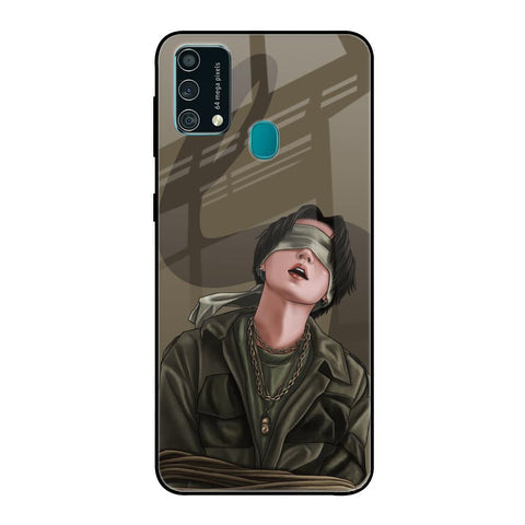 Blind Fold Glossy Case for Samsung Galaxy F41