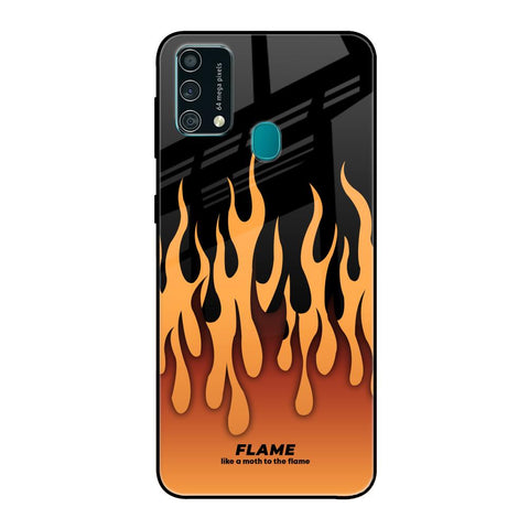 Fire Flame Glossy Case for Samsung Galaxy F41