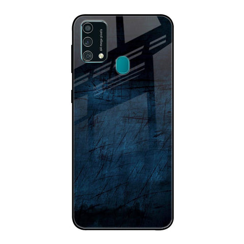 Dark Blue Grunge Glossy Case for Samsung Galaxy F41
