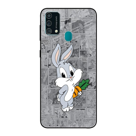Cute Baby Bunny Glossy Case for Samsung Galaxy F41