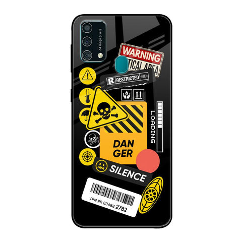 Danger Signs Glossy Case for Samsung Galaxy F41