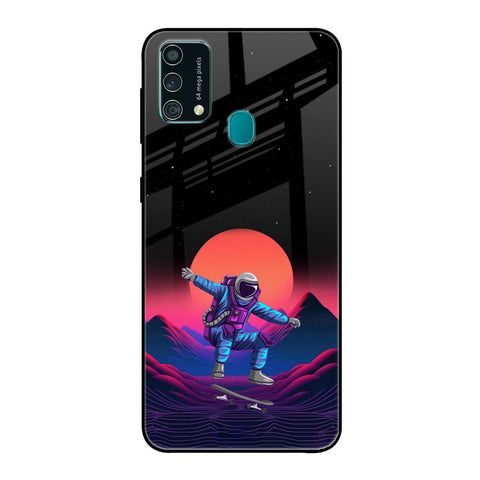 Retro Astronaut Glossy Case for Samsung Galaxy F41