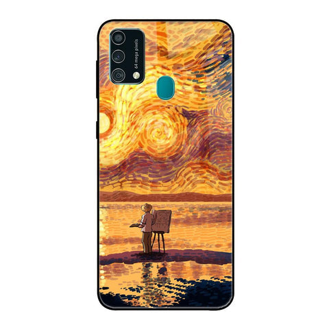 Sunset Vincent Glossy Case for Samsung Galaxy F41