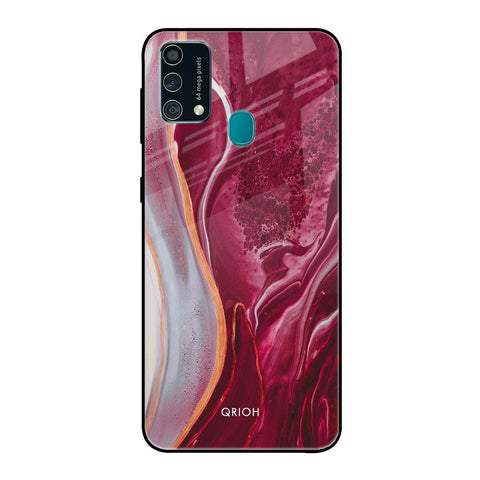 Crimson Ruby Glossy Case for Samsung Galaxy F41
