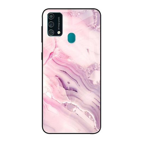 Diamond Pink Gradient Glossy Case For Samsung Galaxy F41