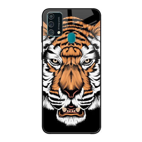 Angry Tiger Glossy Case For Samsung Galaxy F41