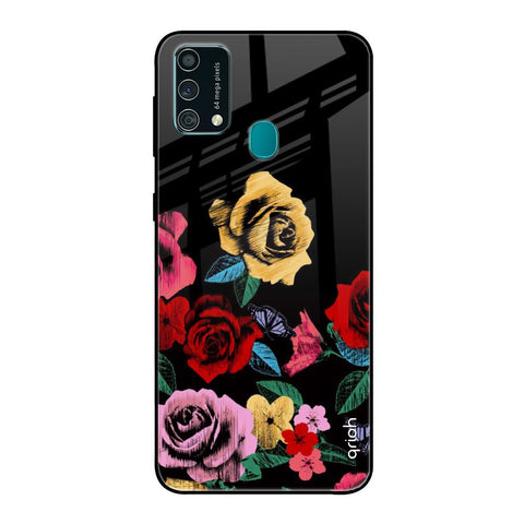 Floral Decorative Glossy Case For Samsung Galaxy F41