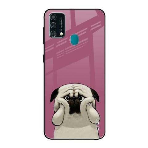 Funny Pug Face Glossy Case For Samsung Galaxy F41