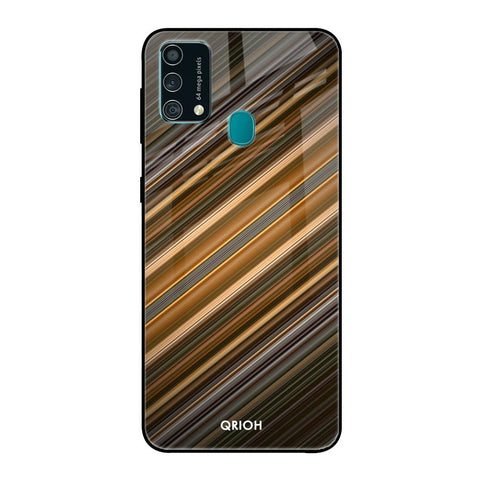 Diagonal Slash Pattern Glossy Case for Samsung Galaxy F41