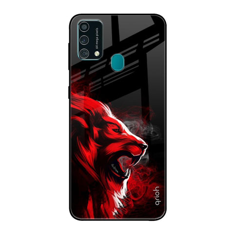 Red Angry Lion Glossy Case for Samsung Galaxy F41