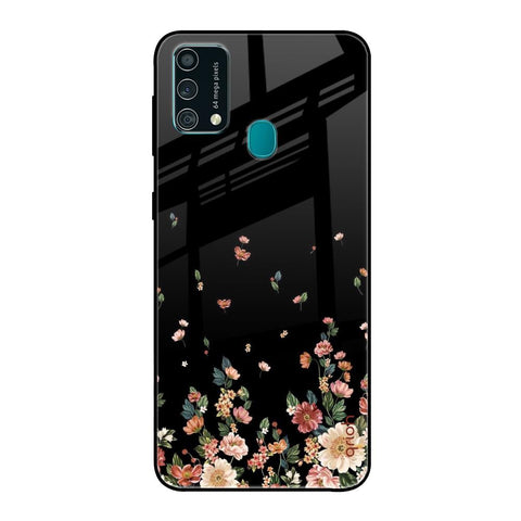 Floating Floral Print Glossy Case for Samsung Galaxy F41