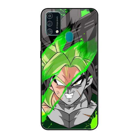 Anime Green Splash Glossy Case for Samsung Galaxy F41
