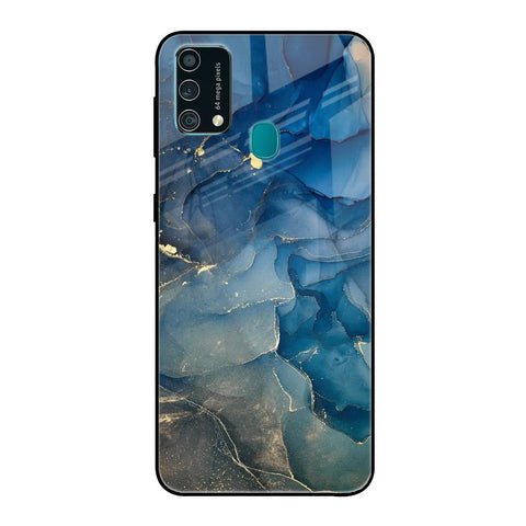 Blue Cool Marble Glossy Case for Samsung Galaxy F41