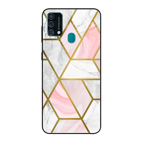 Geometrical Marble Glossy Case for Samsung Galaxy F41