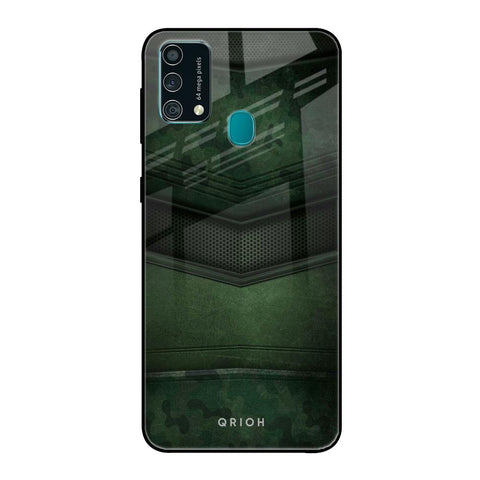 Green Leather Glossy Case for Samsung Galaxy F41