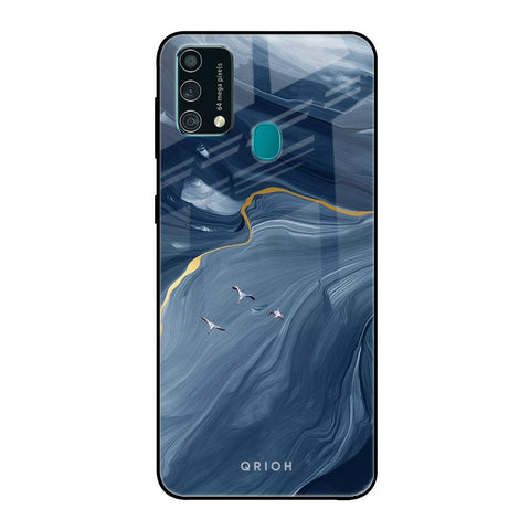 Deep Ocean Marble Glossy Case for Samsung Galaxy F41