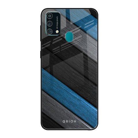 Multicolor Wooden Effect Glossy Case for Samsung Galaxy F41
