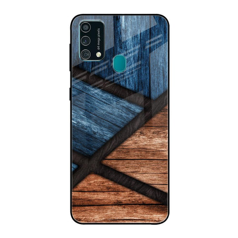 Wooden Tiles Glossy Case for Samsung Galaxy F41