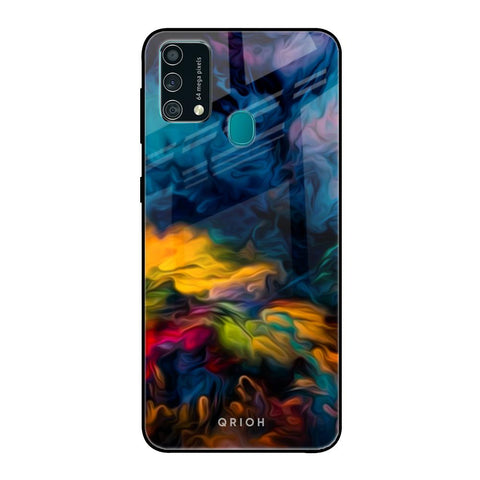 Multicolor Oil Painting Glossy Case for Samsung Galaxy F41