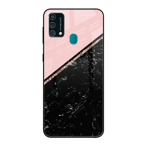 Marble Texture Pink Glossy Case For Samsung Galaxy F41