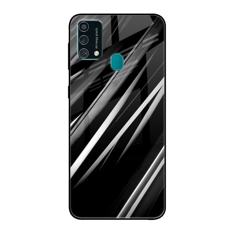 Black & Grey Gradient Glossy Case For Samsung Galaxy F41
