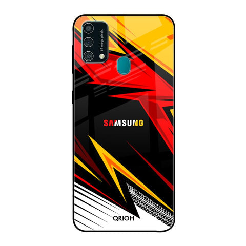 Race Jersey Pattern Glossy Case For Samsung Galaxy F41