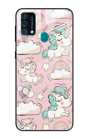 Balloon Unicorn Glossy case for Samsung Galaxy F41