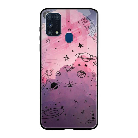 Space Doodles Glossy Case for Samsung Galaxy M31 Prime