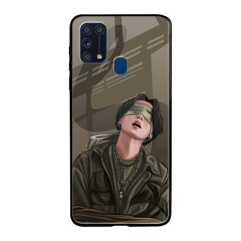 Blind Fold Glossy Case for Samsung Galaxy M31 Prime