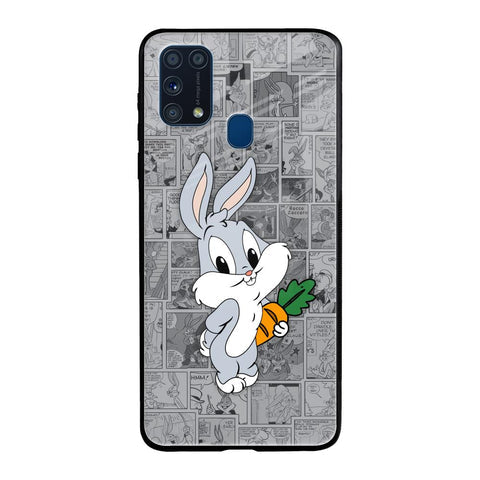 Cute Baby Bunny Glossy Case for Samsung Galaxy M31 Prime