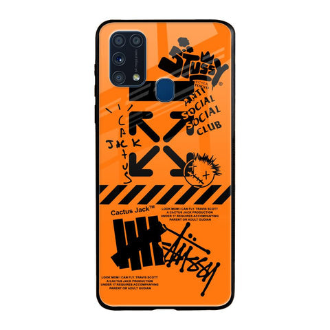 Anti Social Club Glossy Case for Samsung Galaxy M31 Prime