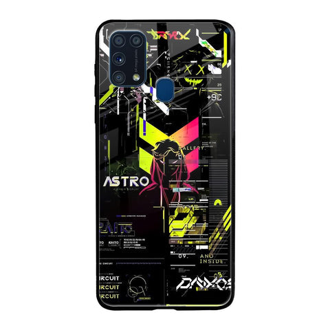 Astro Glitch Glossy Case for Samsung Galaxy M31 Prime