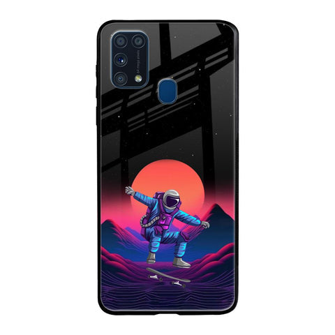 Retro Astronaut Glossy Case for Samsung Galaxy M31 Prime