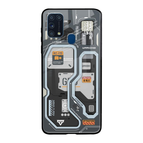 Retro Futuristic Glossy Case for Samsung Galaxy M31 Prime