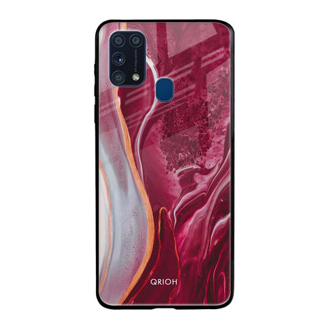 Crimson Ruby Glossy Case for Samsung Galaxy M31 Prime
