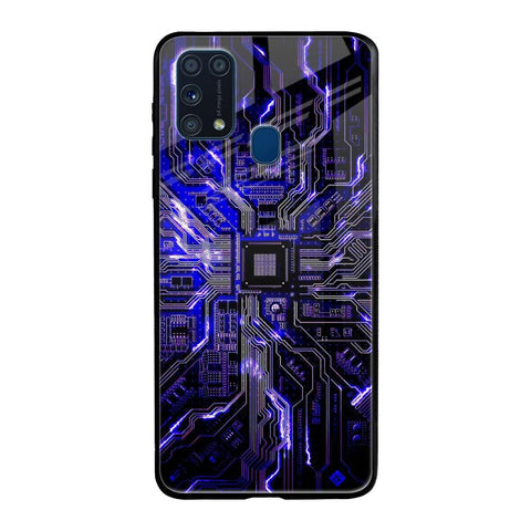 Techno Color Pattern Glossy Case For Samsung Galaxy M31 Prime