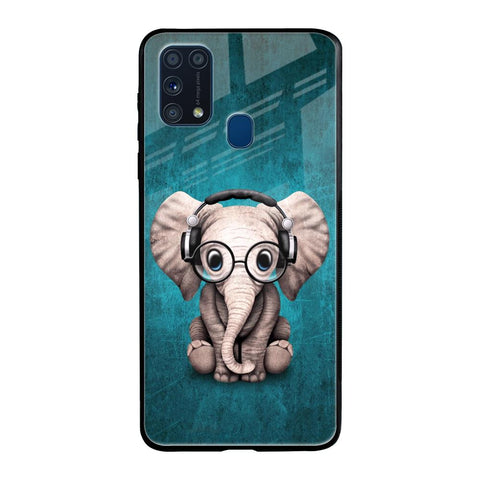 Adorable Baby Elephant Glossy Case For Samsung Galaxy M31 Prime