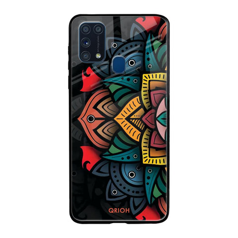 Retro Gorgeous Flower Glossy Case for Samsung Galaxy M31 Prime