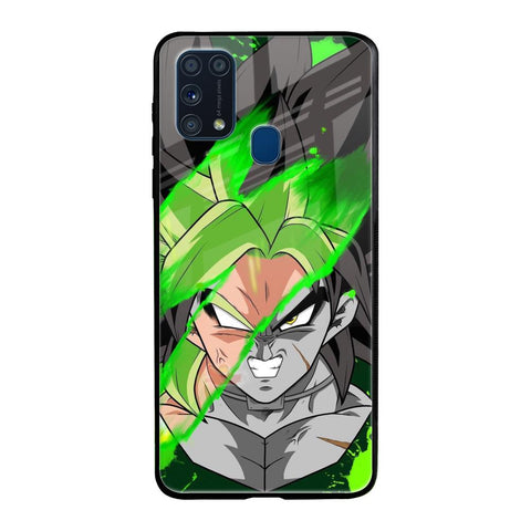 Anime Green Splash Glossy Case for Samsung Galaxy M31 Prime
