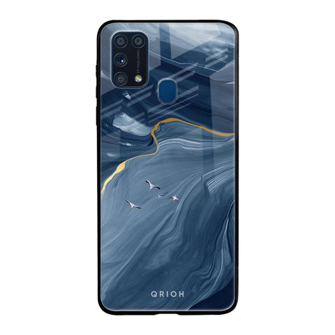 Deep Ocean Marble Glossy Case for Samsung Galaxy M31 Prime