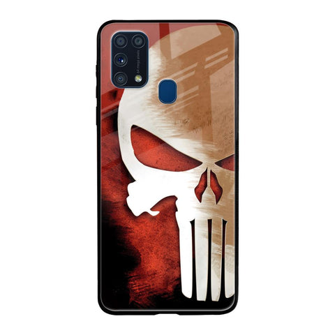 Red Skull Glossy Case for Samsung Galaxy M31 Prime