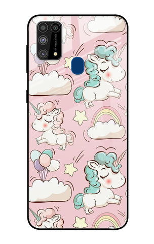Balloon Unicorn Glossy case for Samsung Galaxy M31 Prime