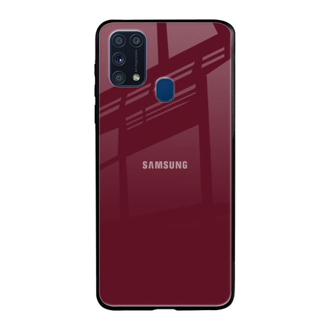 Classic Burgundy Glossy Case for Samsung Galaxy M31 Prime